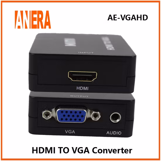 Лидер продаж Anera, конвертер VGA в HDMI, видео-AV-конвертер со звуком