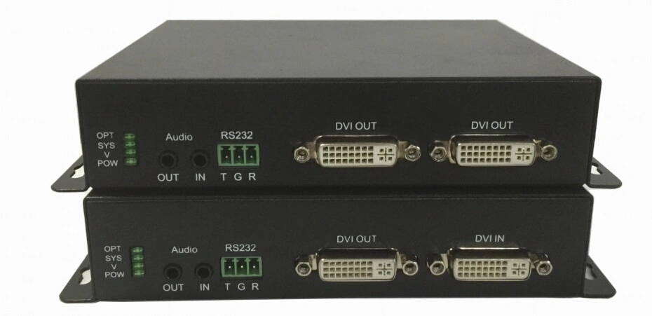 8-32 Units Rack Type 4K HDMI/DVI Optic Fiber Converter