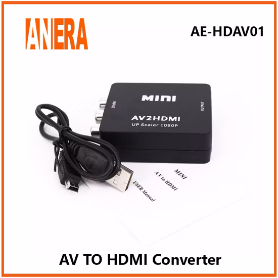 Anera Hot Sale Video and Audio to HDMI Adapter Converter