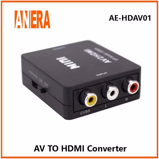 Anera Hot Sale Video and Audio to HDMI Adapter Converter