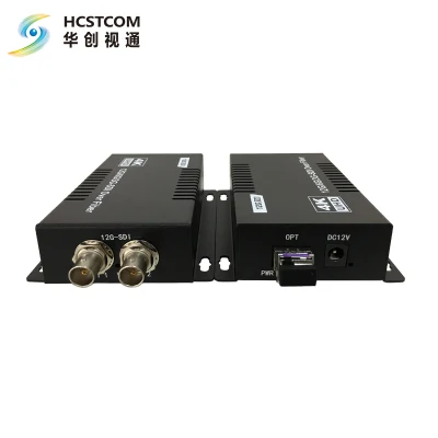 Оптоволоконный видеоудлинитель 12g SDI, 10 км с модулем SFP LC