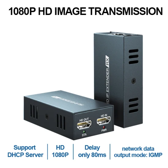Лидер продаж HDMI удлинитель 120 м 150 м CAT6 1080P 60 Гц задержка 80 мс HDMI удлинитель через IP